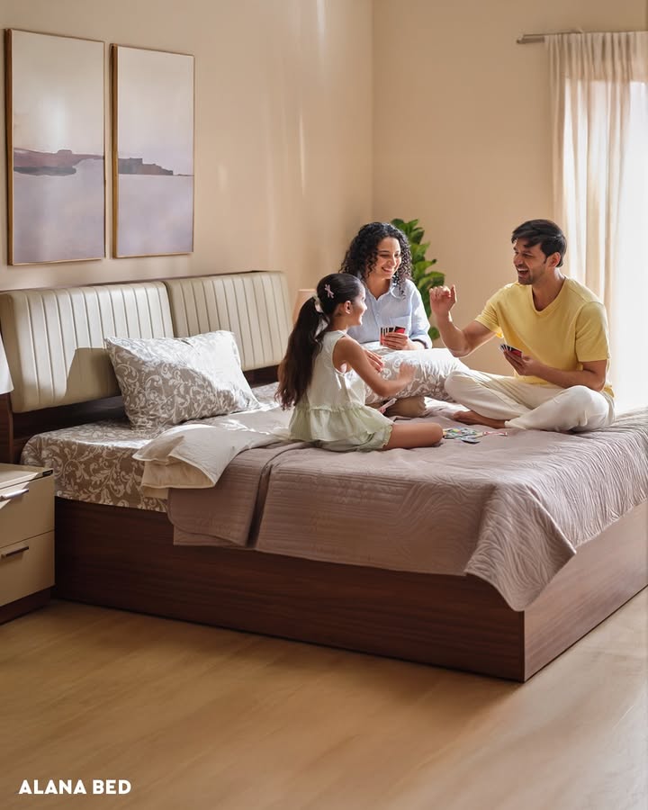 Cosy blankets and family laughter, the Alana Bed holds both dreams and joyful moments. To shop, visit https bit