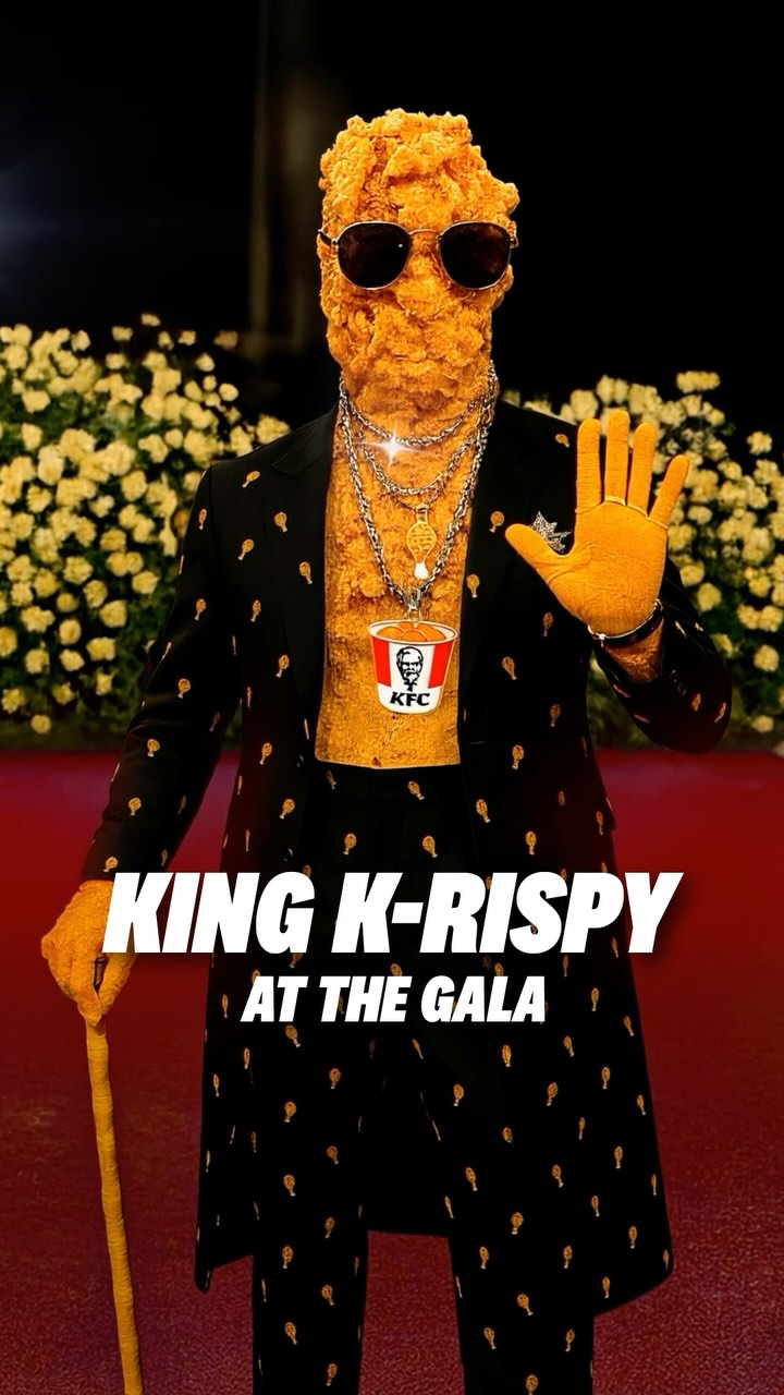 Walking the red hot crispy carpet KingKrispy ChickenLover KFCIndia