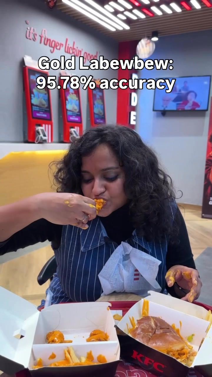 Gold labewbew Gold burger KFC KFCGold KFCIndia