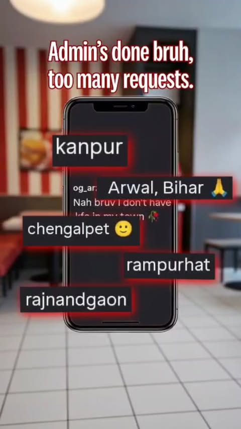 We re listening to you. Whichever city gets the most votes in the comments, gets a KFC kfcindia kfc location , New Delhi , Shakti Nagar