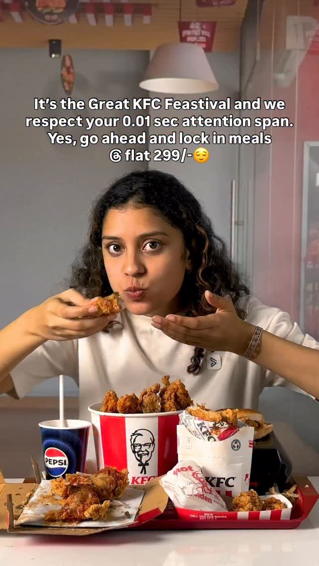 This reels still longer than your last talking stage KFC Feastival Menu, KFC Meals At 299, KFC Offers 2025, KFC, KFC ... , Calicut , Govindapuram