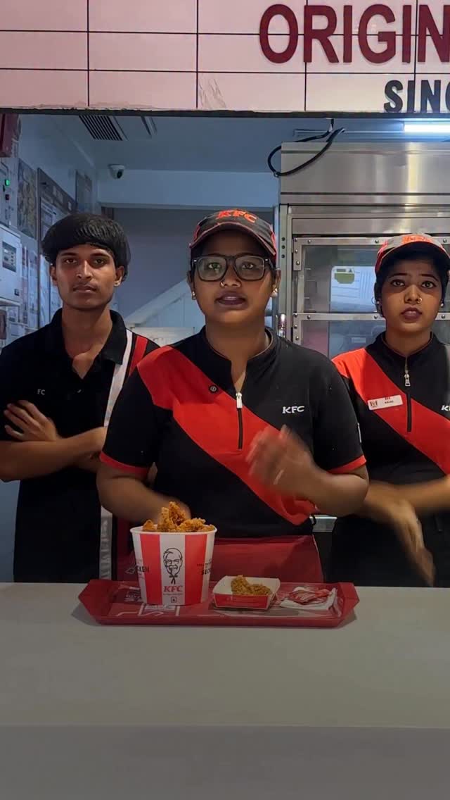 You made our team angry. Say sorry 6 7 times now 6 7 Trend, Group 7 FestiveWithKFC KFC KFCIndia KFCMealsAt299 , Navi Mumbai , Belapur, Sector 15
