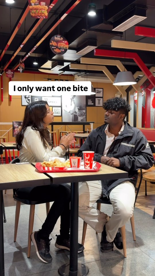 She said just a bite girl took a whole era KFC , KFC India kfcindia KFC trending trendingreels , Tiruvallur , Avadi