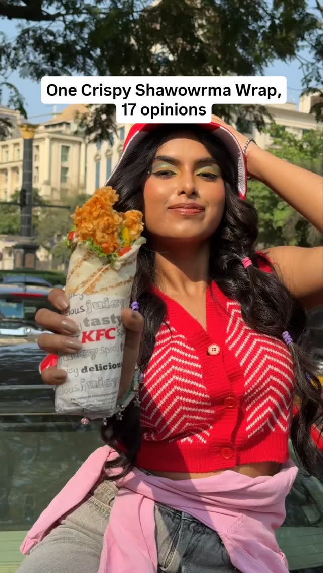 Romanticising Crispy Shawowrma Wrap, aggressively debating everything else KFC Crispy ShaWOWrma Wrap, New Wrap, ShaWO... , Ghaziabad , Vikas Nagar