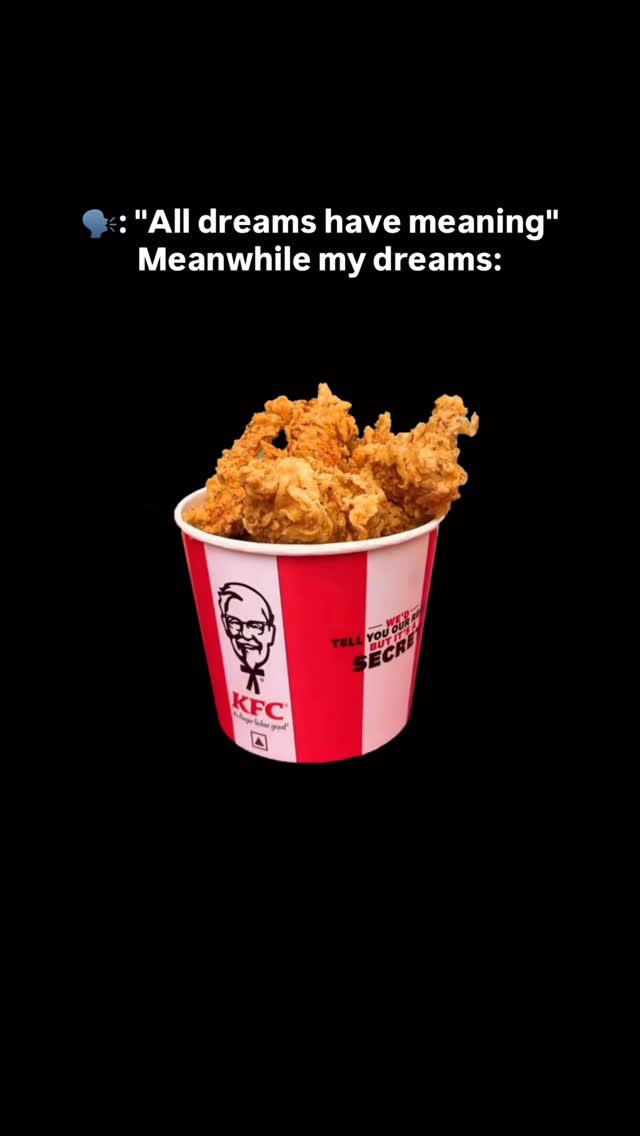 Inspired by Admins real dream KFC, KFC India, KFC Lovers, Chicken Lover, Brain Rot KFC KFCIndia brainrotmemes fy... , Mumbai , Lower Parel