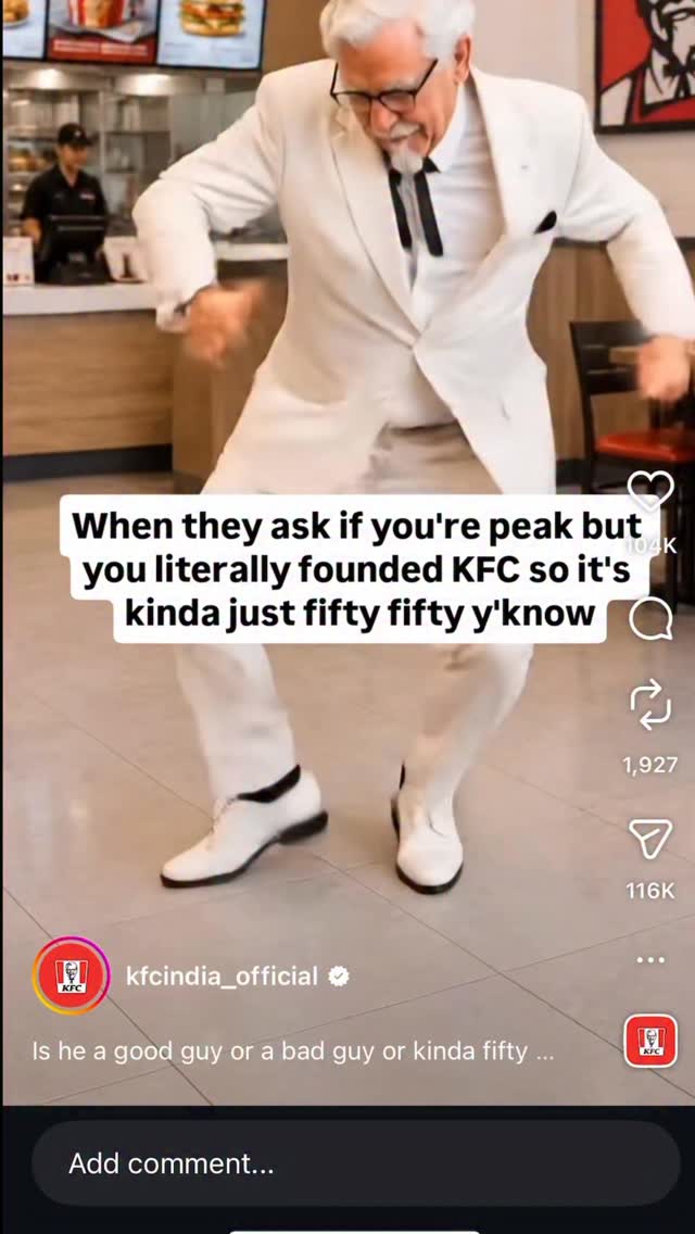 Real story btw KFC, KFC India, KFC Lovers, Chicken Lover, Brain Rot, Niche, Memes, Son, Chad Memes KFC KFCIndia ... , Bengaluru , Manyata Tech Park
