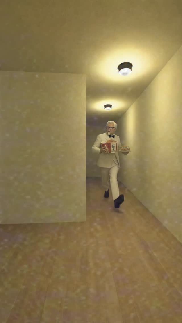 Can Colonel Sanders save KFC in the backrooms KFC, KFC India, KFC Lovers, Chicken Lover, Brain Rot, Niche Memes K... , Thane , Mira Road East