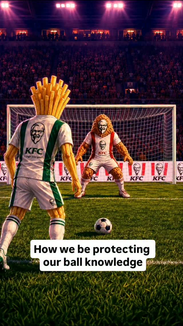The Colonel said defence first. FIFA, KFC , KFC India , Chicken Lover fifa fifaworldcup2026 KFC fyp , Kozhikode , Kuttichira
