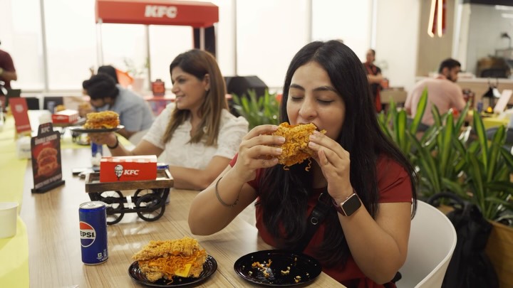 Uhh did we actually just launch this KFC, KFC India, KFC Lovers, Chicken Lover, Double Chicken Dynamite, New Laun... , Ghaziabad , Sector 4