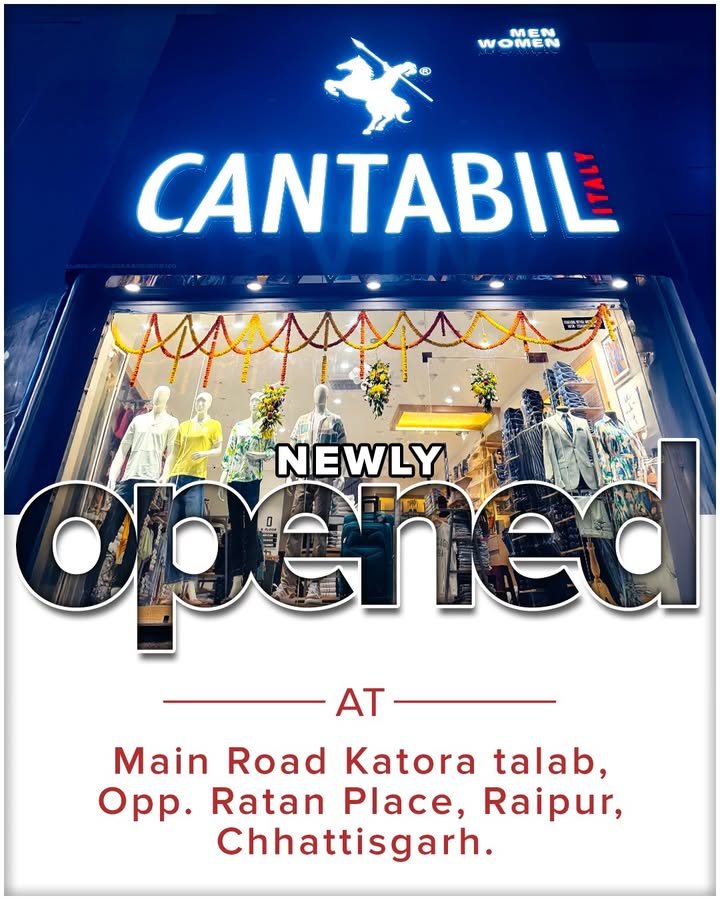 Step into style, Raipur Cantabils newest store is now open offering curated styles for men, women with trendiest ...