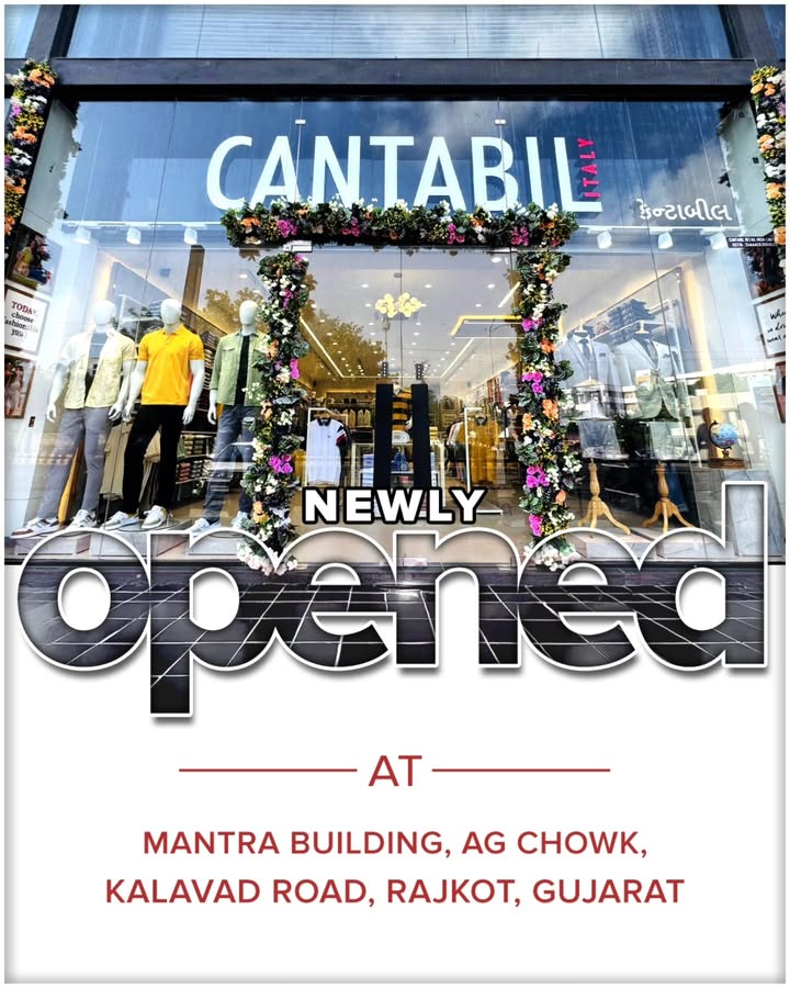 Step into Style CANTABIL is Now Open in Kalavad Road, Rajkot Your ultimate destination for fashion has officially arriv...