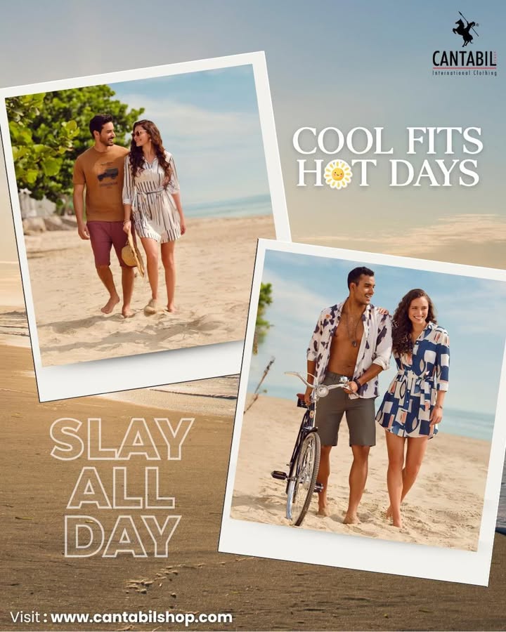 Chase the sun, climb the mountains, and slay every step Cantabil brings cool fits for every high altitude summer escape
