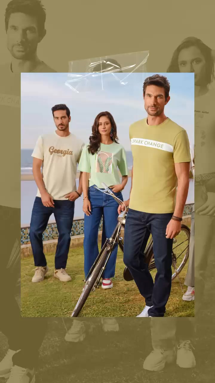 Back to college, back to basics but make it bold. Cantabil T shirts bring the fit, the flex, and the freshness