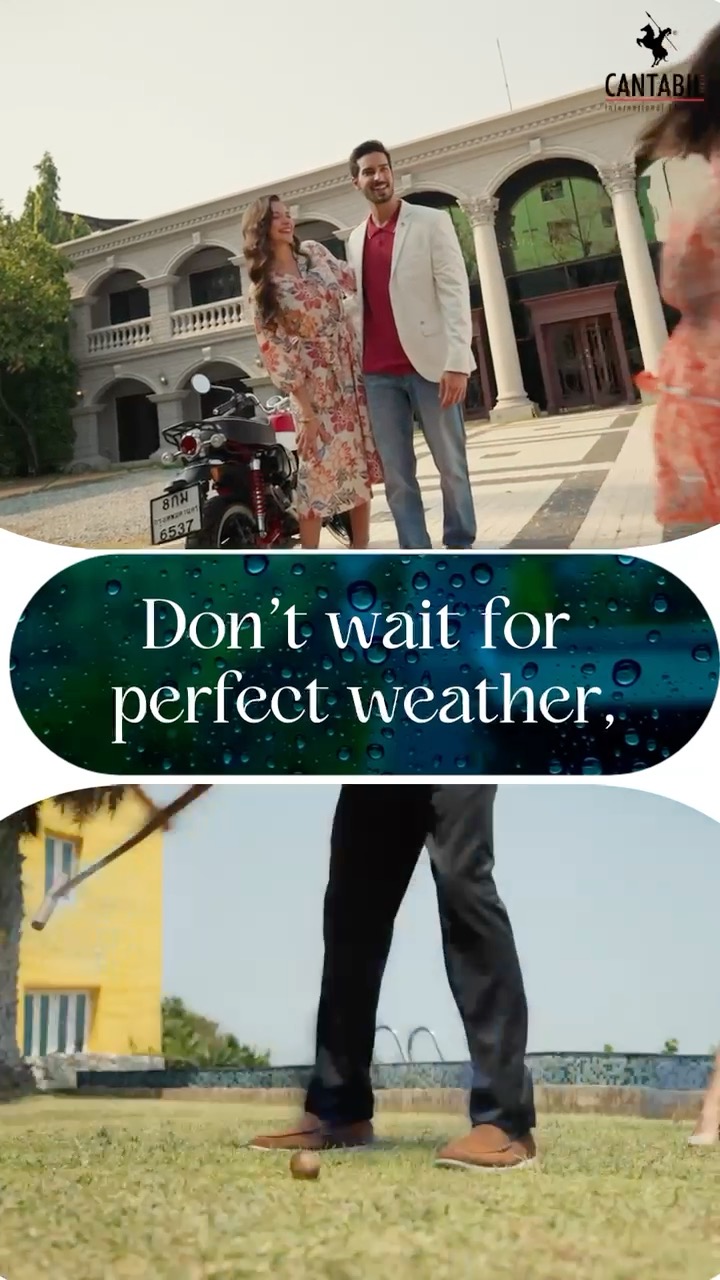 Dont wait for clear skies great style doesnt need perfect weather