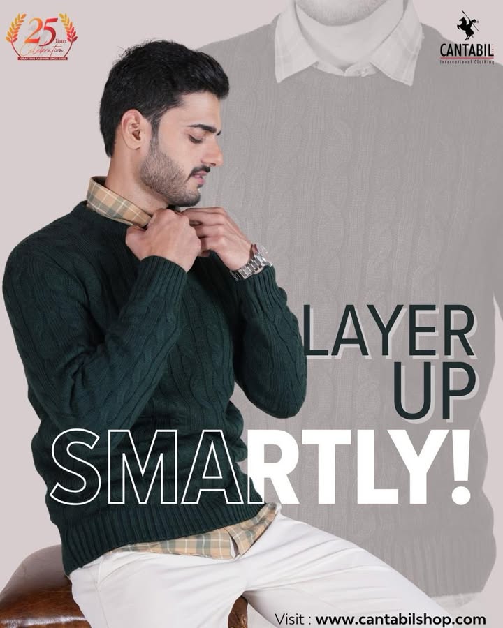 From casual strolls to evening meetups, layer up smartly with Cantabil