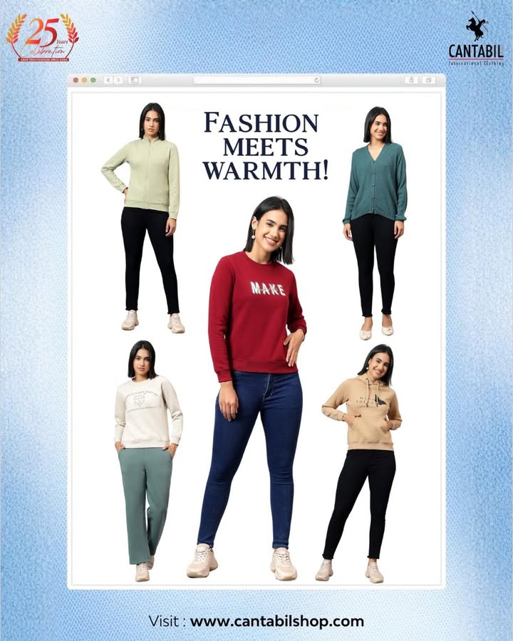 Winter essentials that blend comfort and style Cantabil is where fashion meets warmth