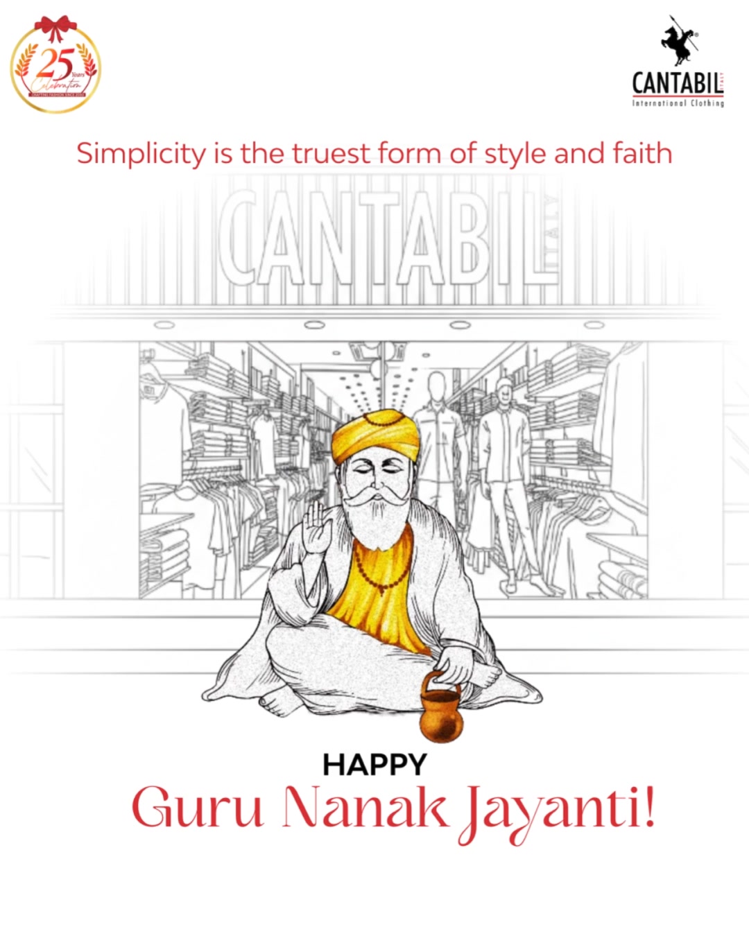 May the light of Guru Nanak Dev Ji inspire simplicity in your style and purity in your heart