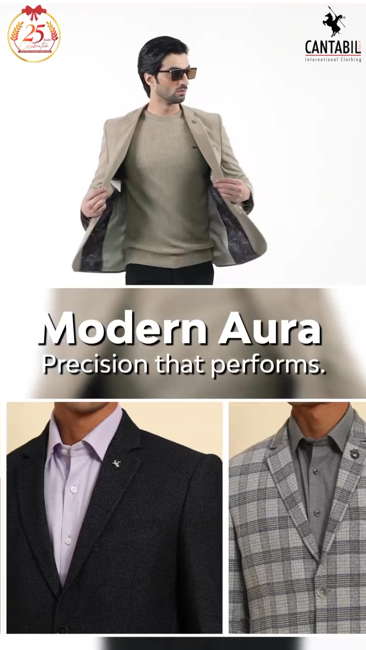 From the desk to dinner, a Cantabil Blazer moves seamlessly through every moment