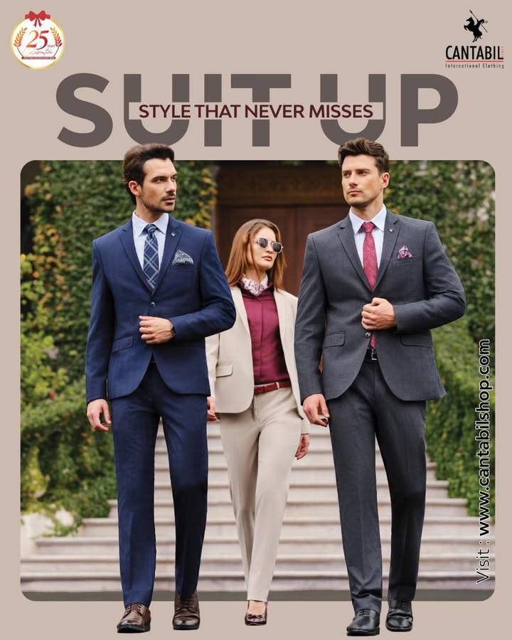 Cantabil Suits redefine power dressing with modern fits, premium fabrics, and elegance