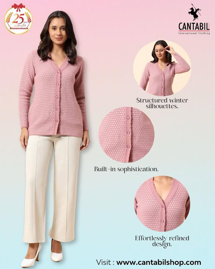 Cantabil winter wear blends clean structure, refined tailoring, and modern comfort to create a polished silhouette that elev...