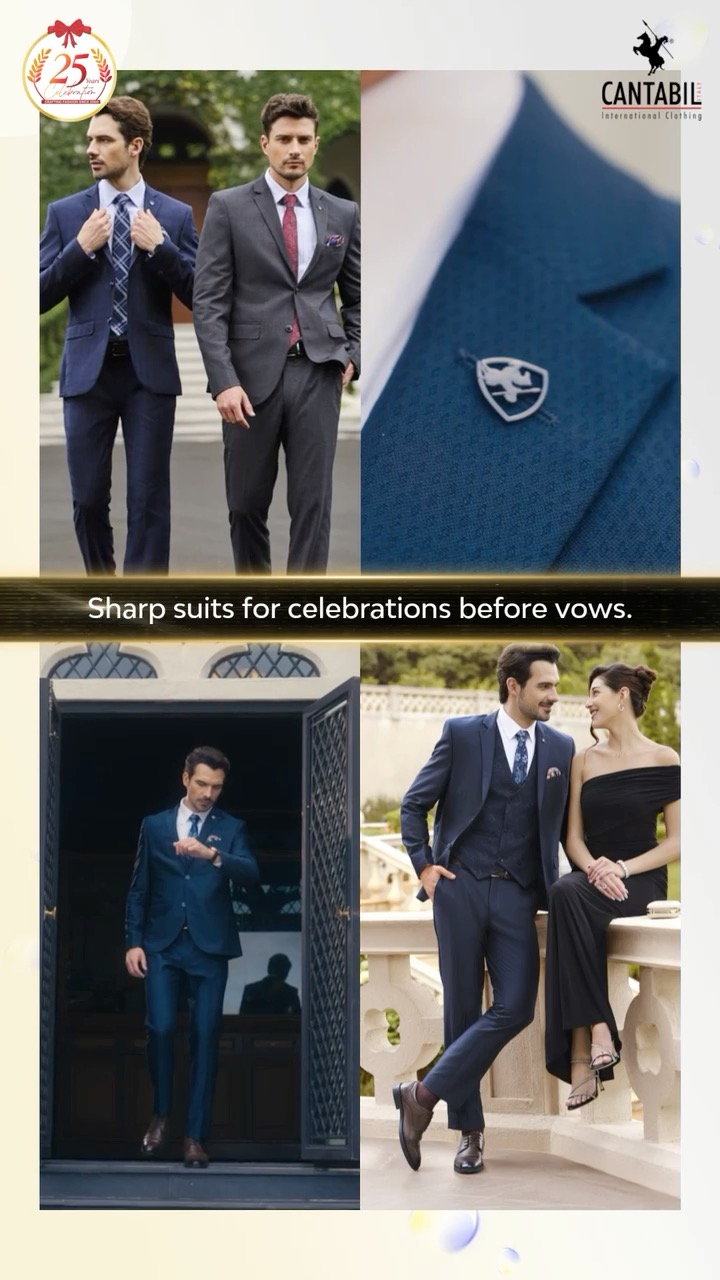 From pre wedding nights to grand celebrations, Cantabil suits ensure you stand sharp, confident, and perfectly dressed