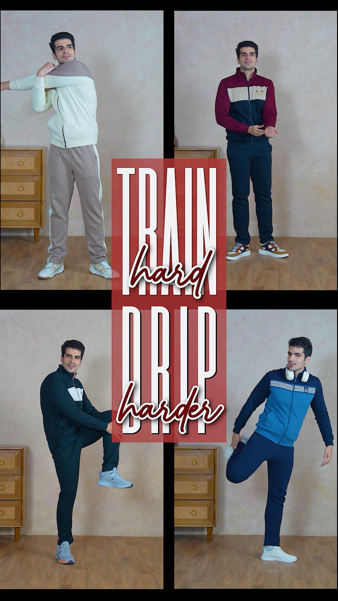  Train hard. Drip harder