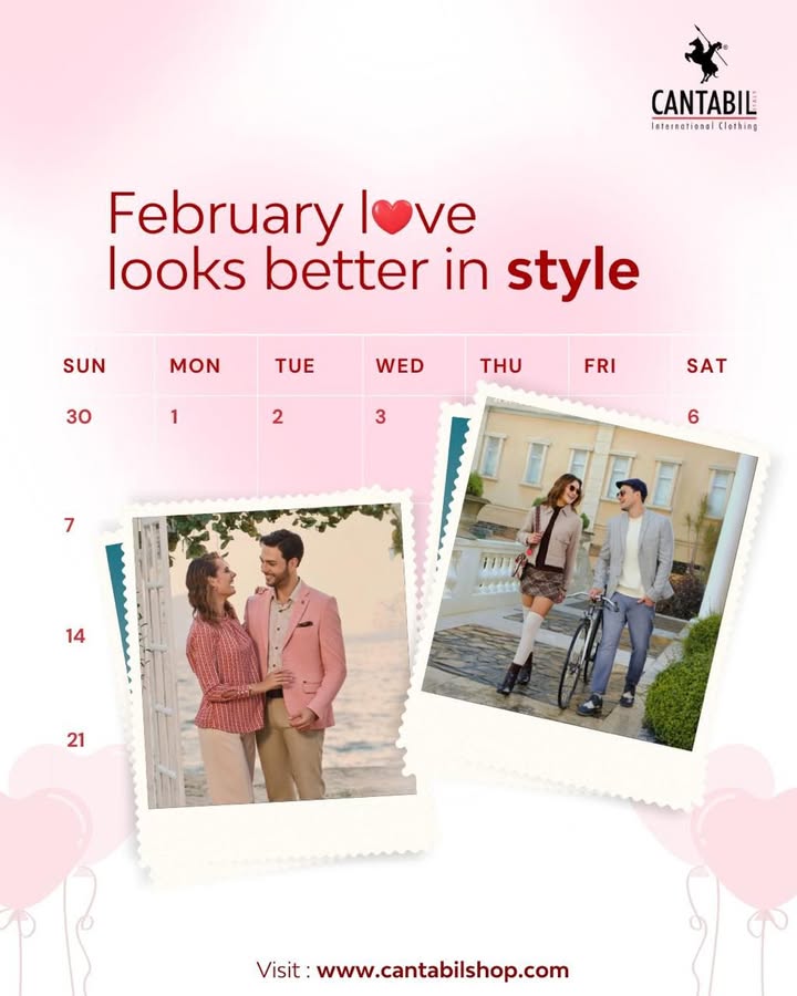 This February, fall in love with refined fits by Cantabil