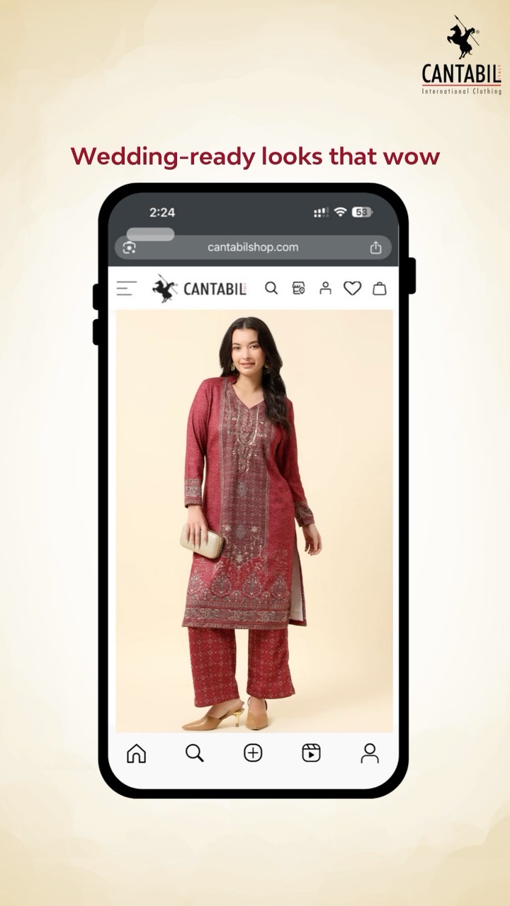 Your schedule is packed, your style shouldnt be. Shop Cantabils wedding collection and stay celebration ready always