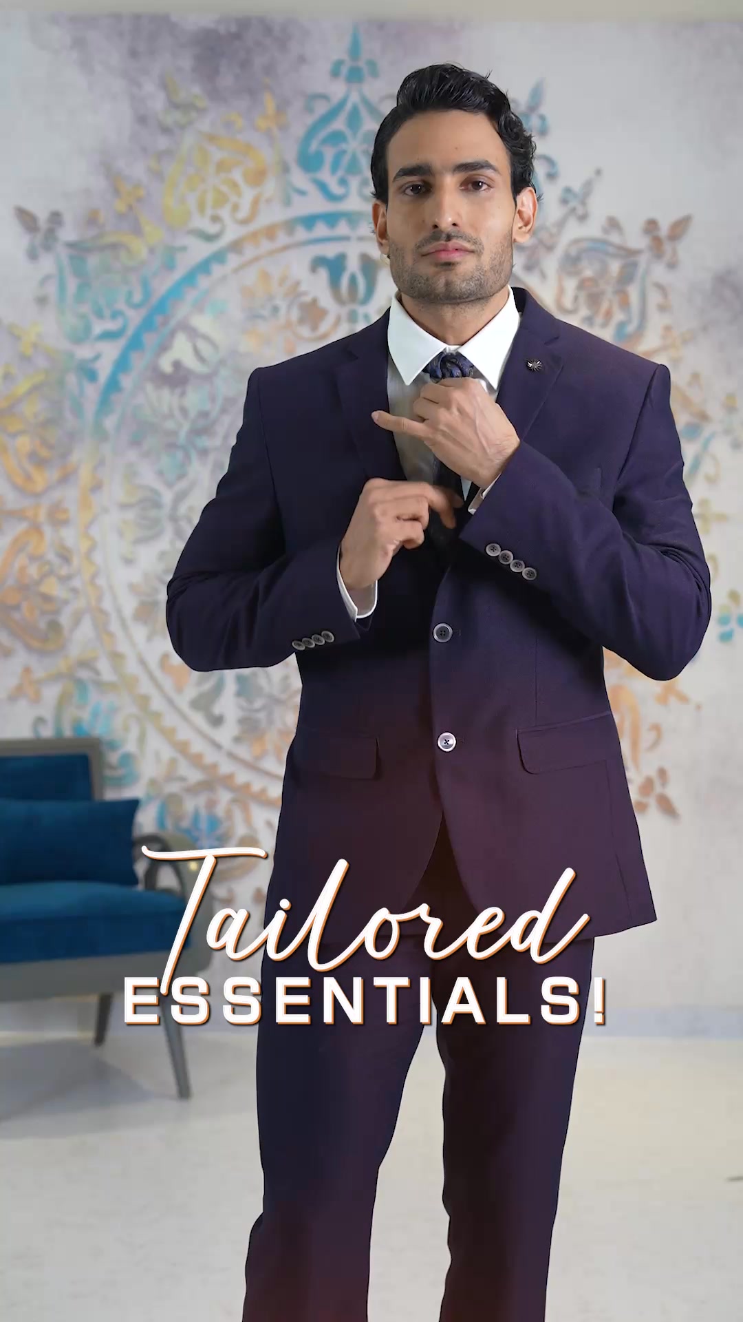 Tailored to Impress Tailored 2 piece perfection, elevated with the right and polished accessories