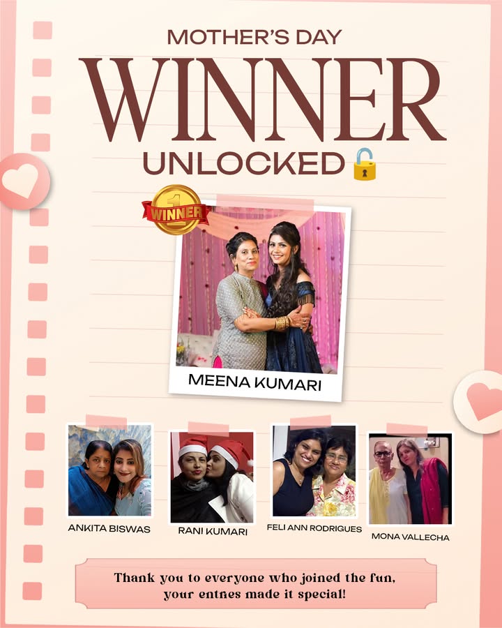 Celebrating Moms Their Love Thank you for making our Mothers Day Contest so special