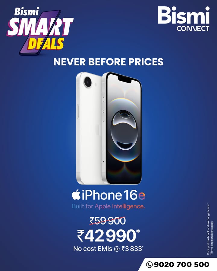 Smart choices start here. Discover exclusive offers and experience the power of smart shopping at Bismi Connect 