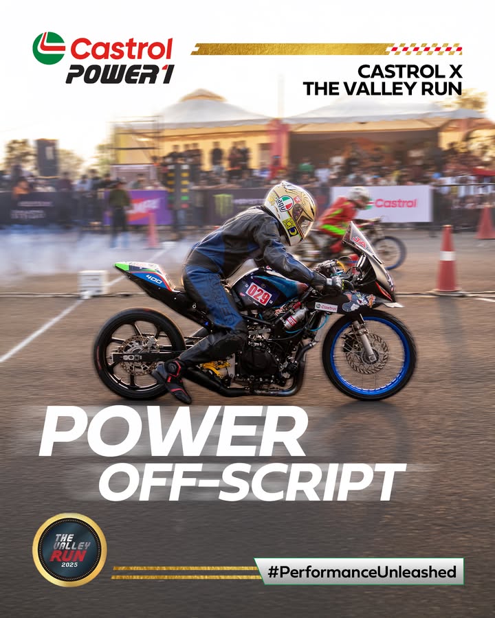 Performance Dialled up Man machine In sync Day 1 at Castrol Valley Run Certified fire ...