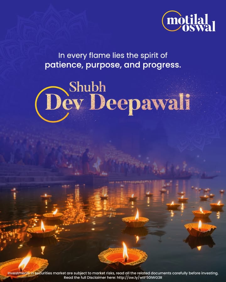 This Dev Deepawali, let the light of discipline and wisdom inspire every financial decision