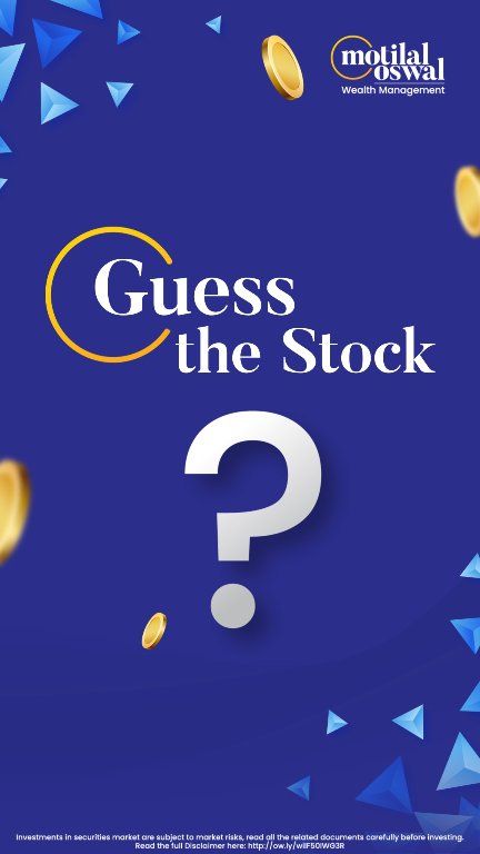 Can you guess the name of the stock Let us know your answers in the comments