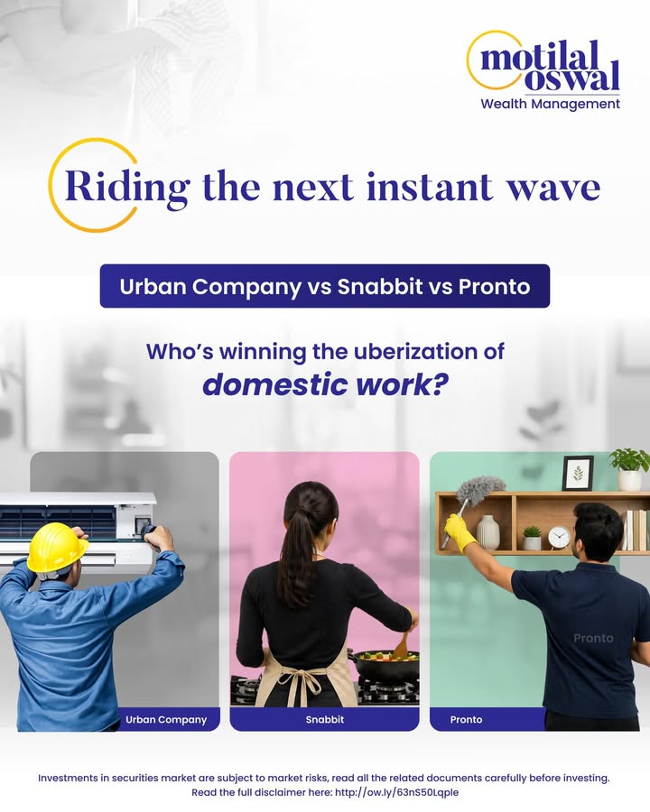 The maid is now on demand. The plumber arrives in 90 mins. The cook Just a tap away. Urban Company built it