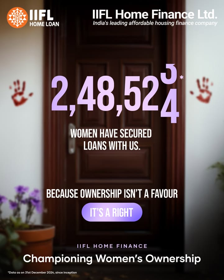 2,48,523 times, a woman made a choice. To own, to build, to secure her future