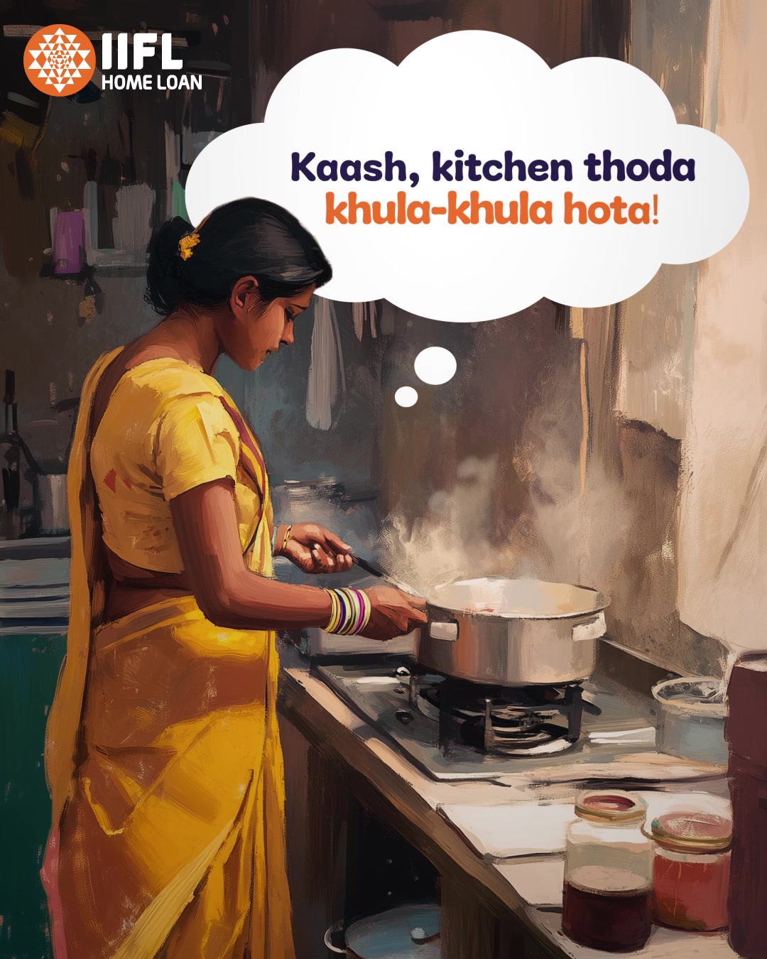 Ek maa ka sapna thoda aur khula, thoda aur apna. IIFL Home Finance ke saath, har sapne ko milti hai uski jagah