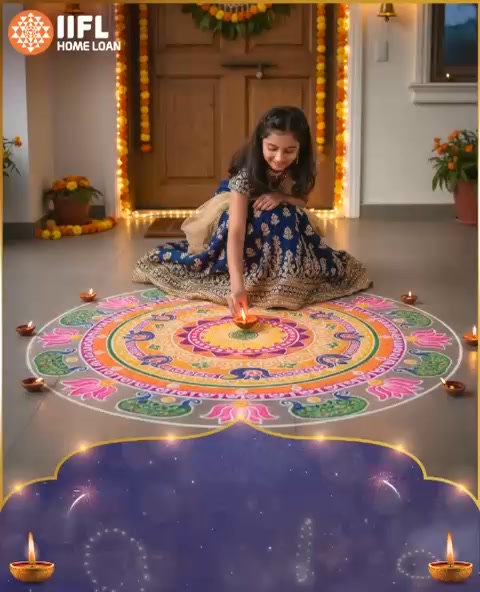 Unhi rango se rangoli bani hai, par iss Diwali, unn rangon mein nayi khushiyan chhupi hain