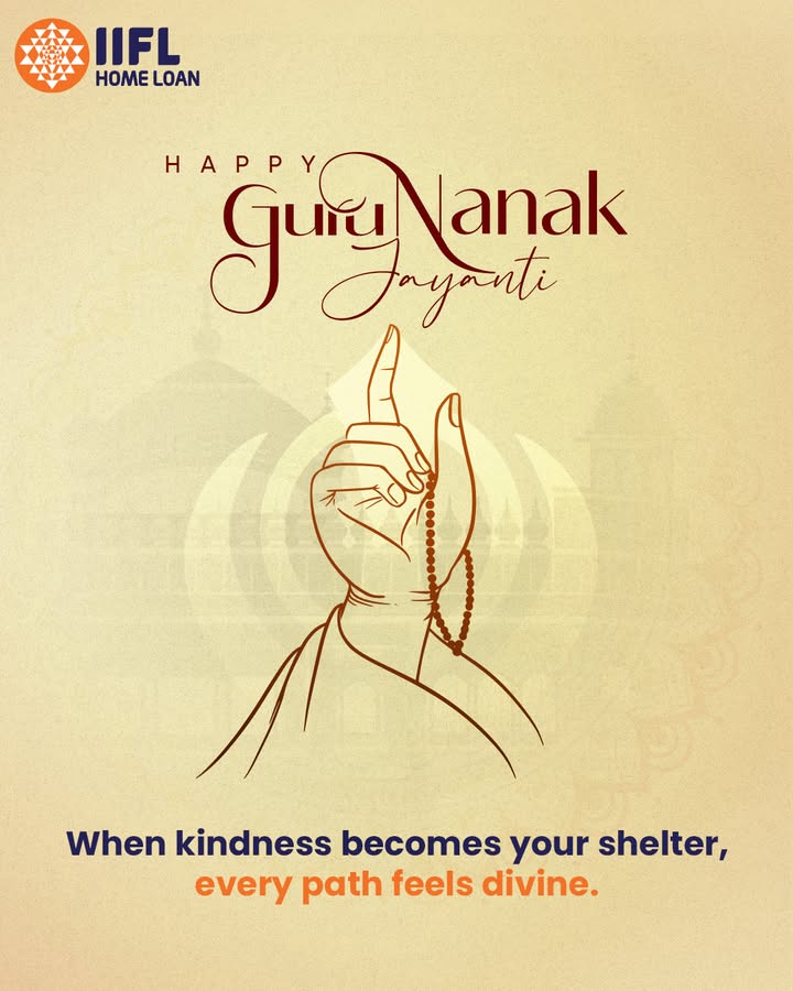 Lets follow the path of kindness and humility, just as Shri Guru Nanak Dev Ji taught us
