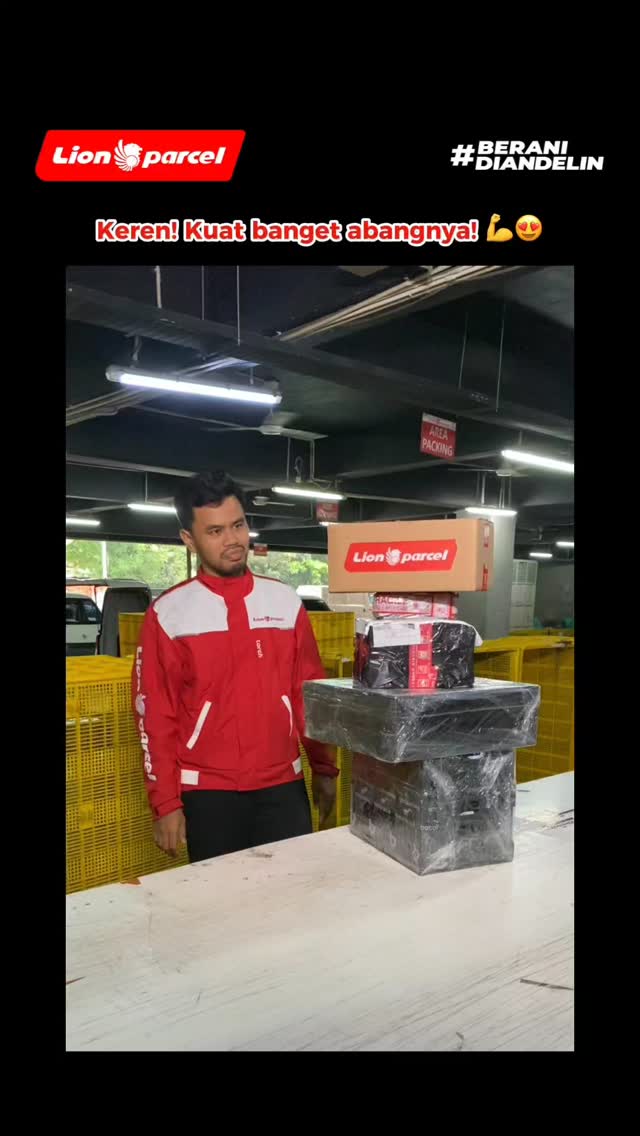 Kuaaaat bangetttt bwaaaaaangggggg LionParcel BeraniDiandelin KurirKuat strongman