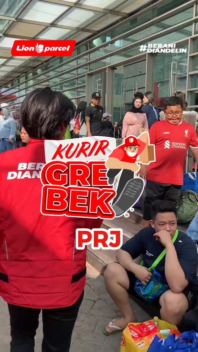 Makasiiih yaaa dek, udh mau main sama abang kurir Met liburaan adek adek LionParcel BeraniDiandel...