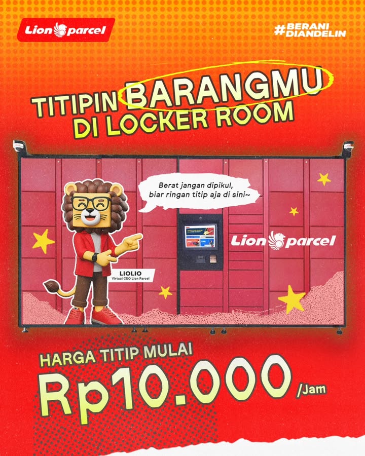 Ringan sama dijinjing, berat sama dipikul Kalo sekarang mah, mau ringan ataupun berat BISA DITITIP DI LOCKER LION PARCEL ...