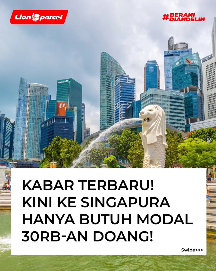 Info Promo Ke Singapura mulai dari 30ribuan aja Langsung dikirim pakai Interpack nya Lion Parcel ...