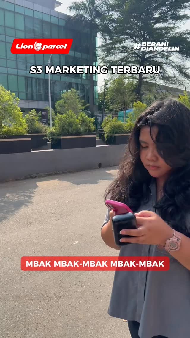 Dilarang komen S3 Marketing ya LionParcel BeraniDiandelin KirimPaket marketingstrategy amanaja