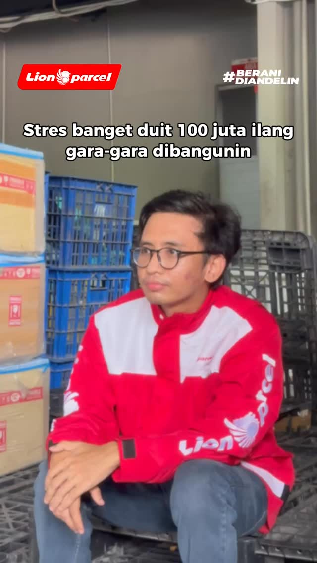 Bener bener sampe gemeter loh pas bangun tadi LionParcel BeraniDiandelin kirimpaket 100jt ceritakurir