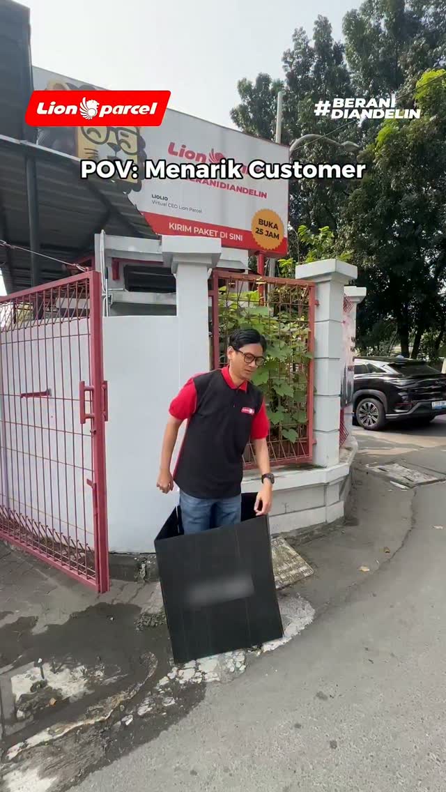 Nggak gini juga kali bang.... LionParcel BeraniDiandelin Customer