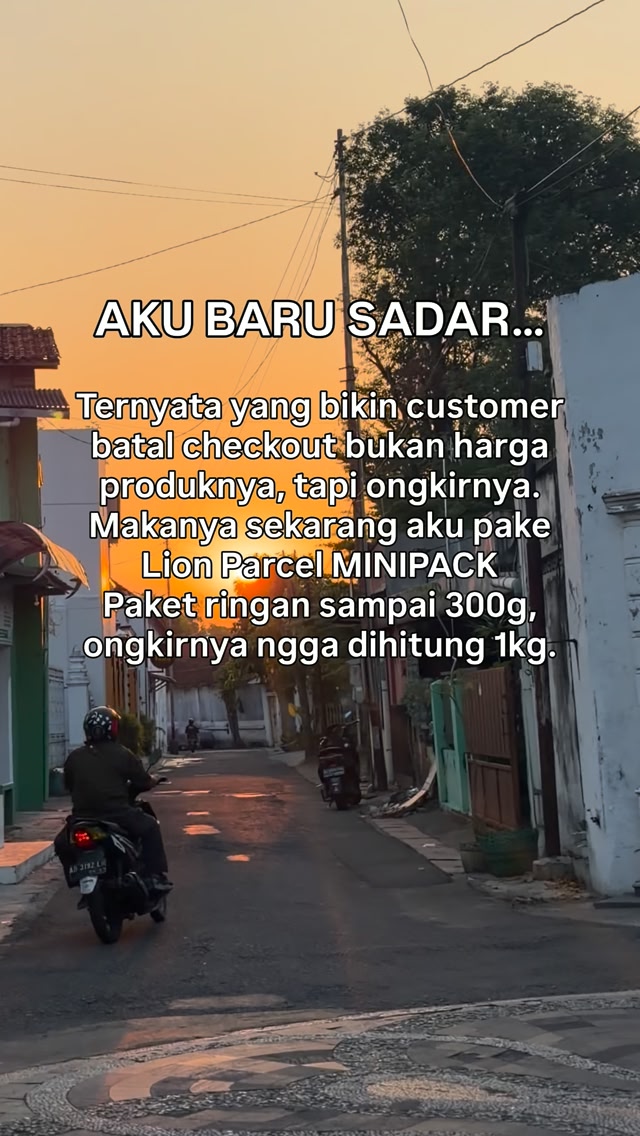 Butuh waktu berapa lama buat kamu sadar LionParcel BeraniDiandelin Minipack KirimPaket