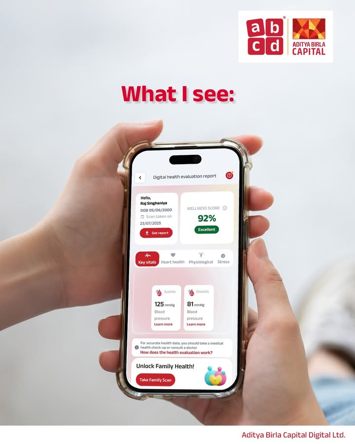 92 health, 100 happiness. The smile says it all. Scan your face and know your score with the ABCD App