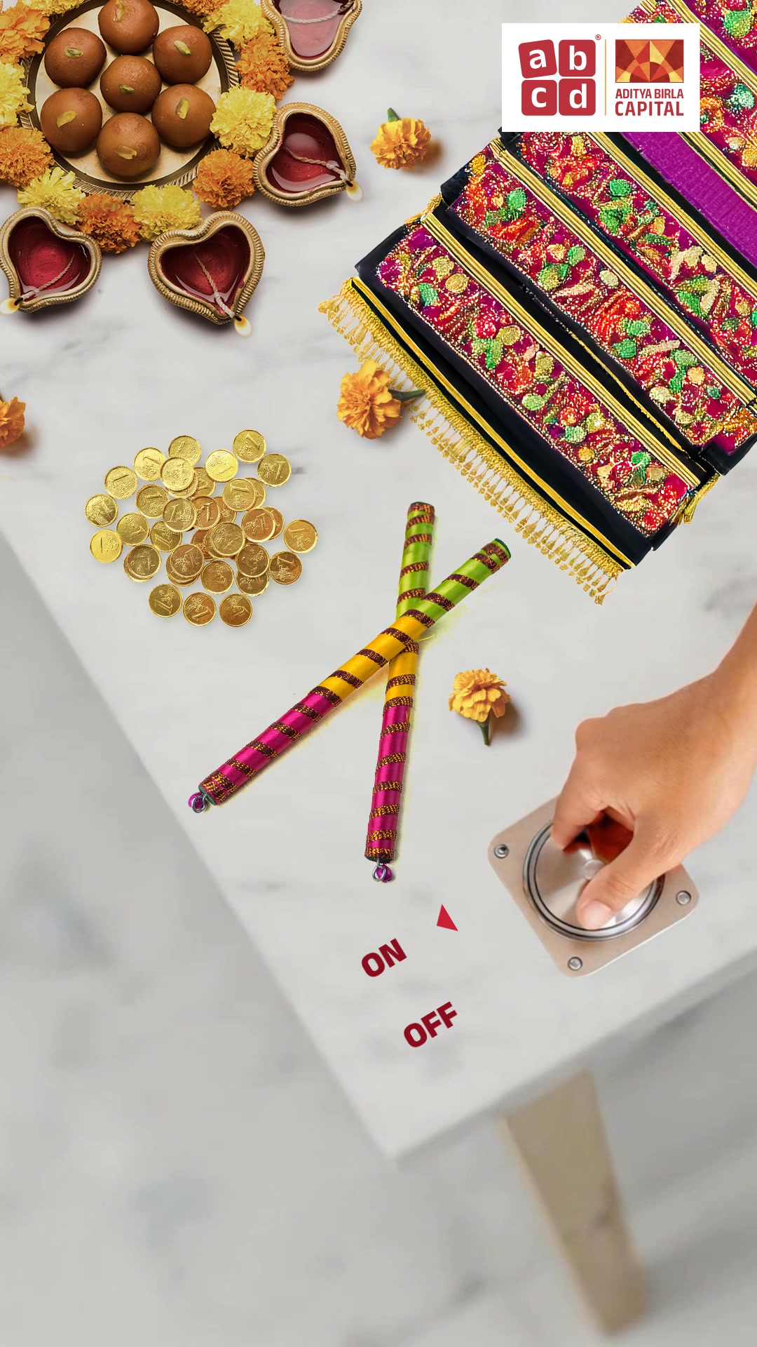 Navratri brings new beginnings and golden opportunities. Start yours with Digital Gold on the ABCD App