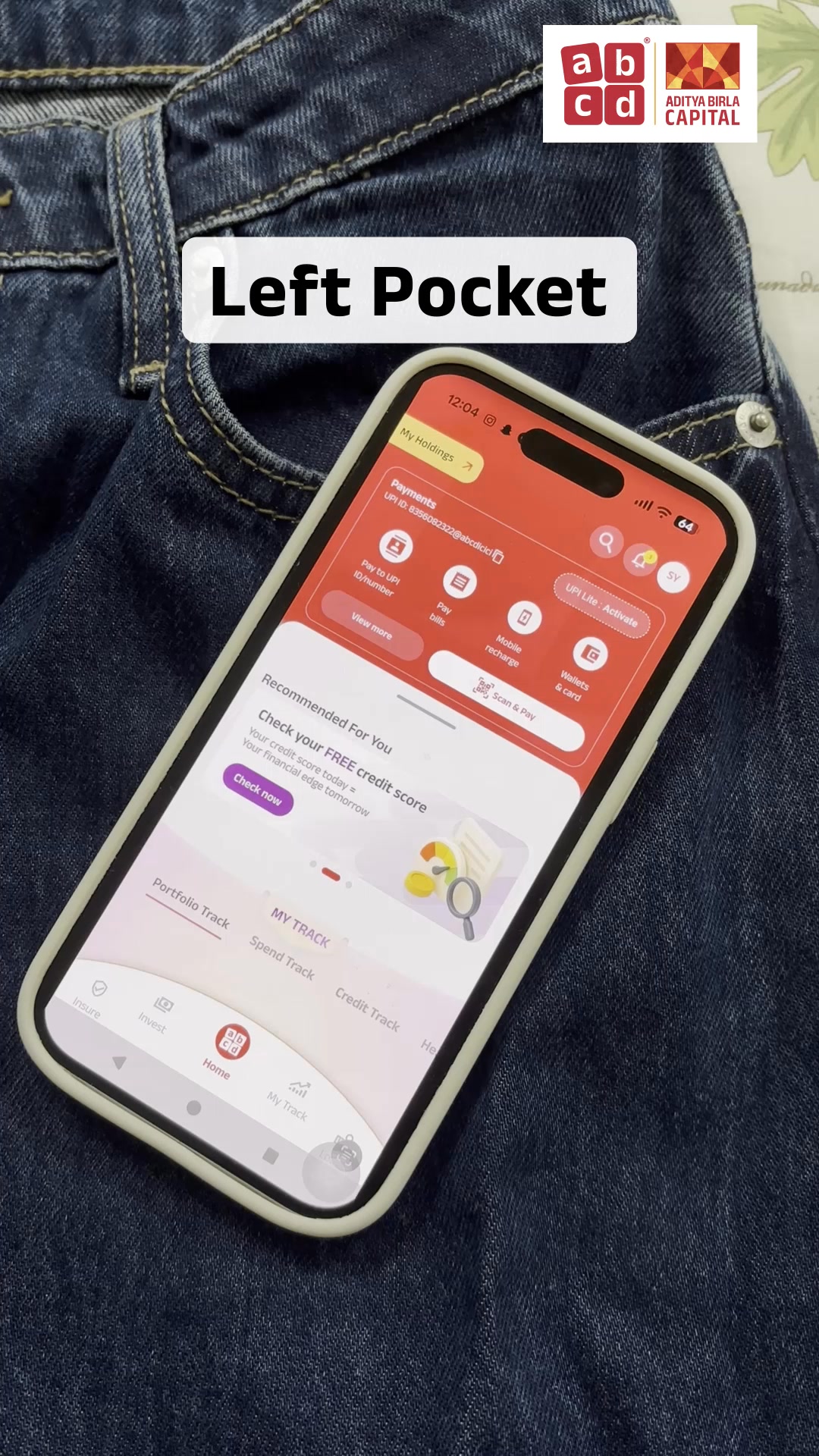 You carry your daily essentials in your pocket. ABCD carries everything related to finances for you. Download the app now